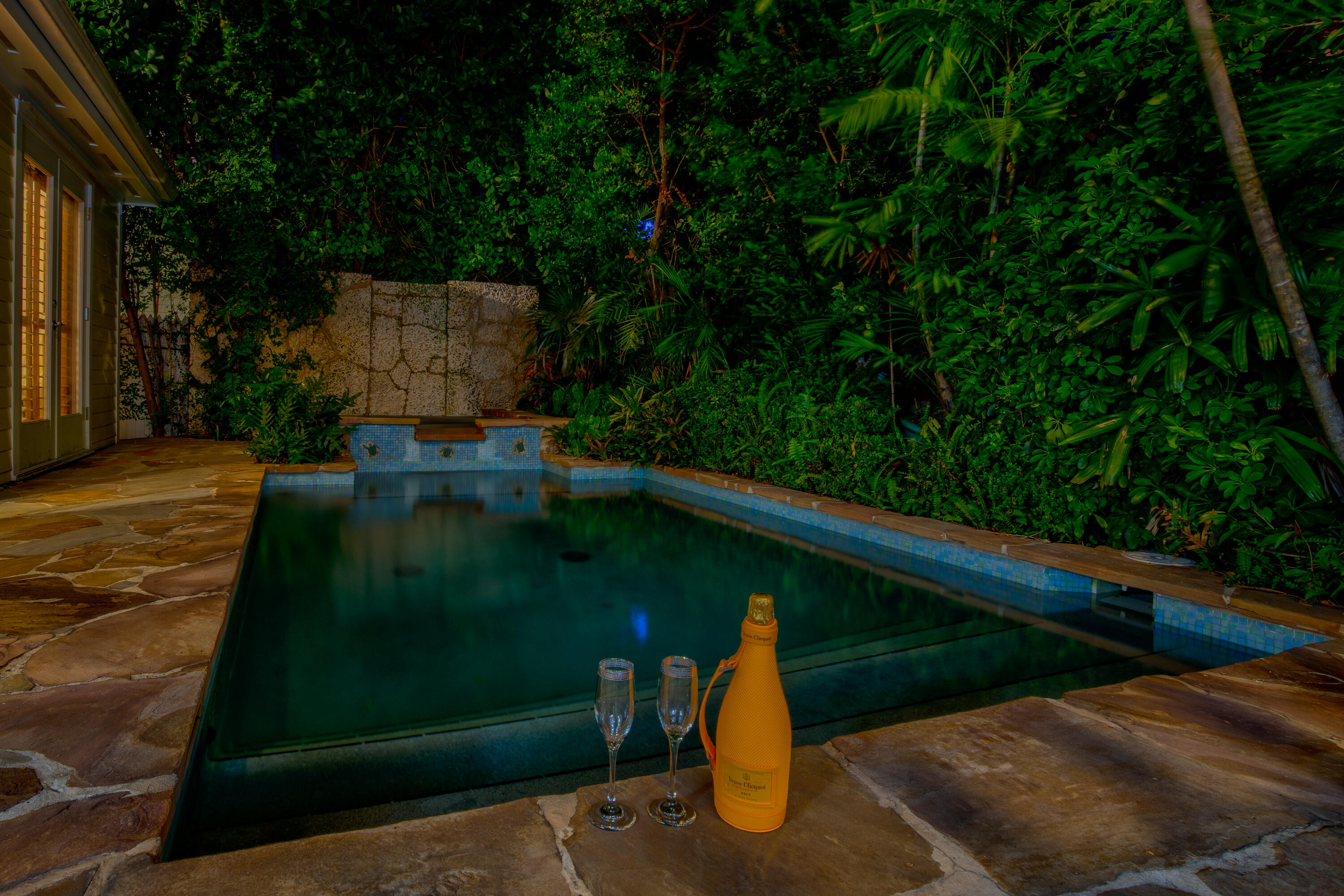 1416 White Street Key West, FL 33040 - Photo 56 of 61 Pool twilight