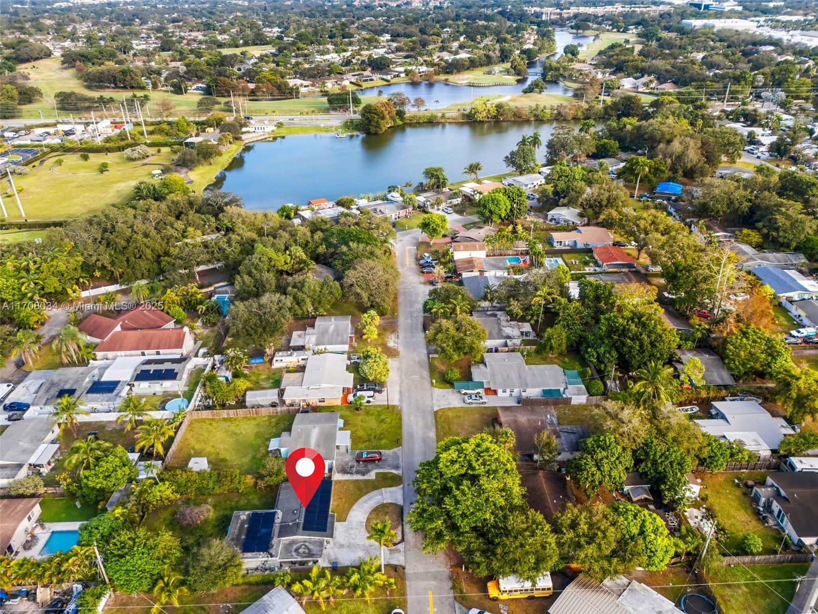 5737 Greene Street Hollywood, FL 33021 - Photo 19 of 19 an aerial view of residential houses with outdoor space
