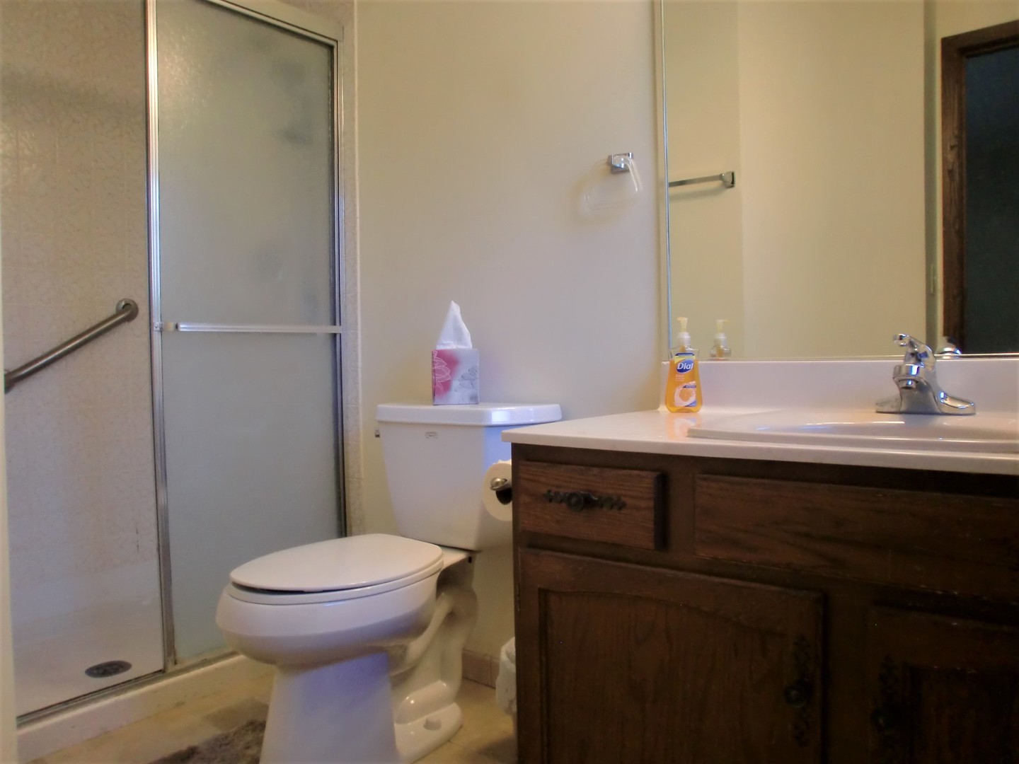 701 Ridge Court Schaumburg, IL 60193 - Photo 17 of 24 a bathroom with a sink a toilet and shower