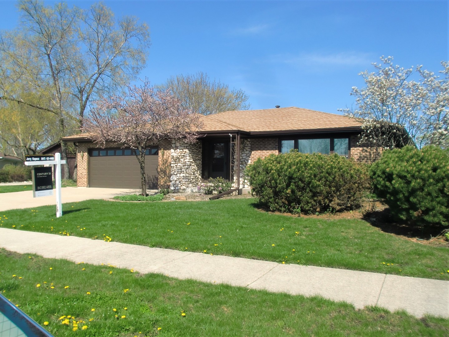 701 Ridge Court Schaumburg, IL 60193 - Photo 4 of 24 a front view of a house with a yard