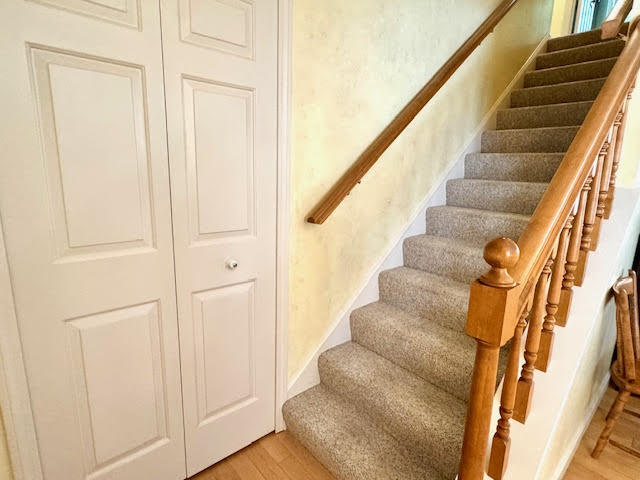 111 Evergreen Drive, Unit 111 Waterville, ME 04901 - Photo 23 of 40 Stairs to 2nd floor bedrooms