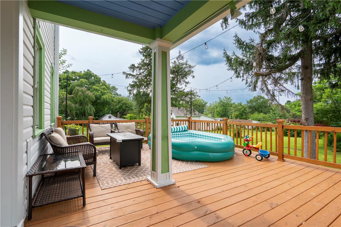 665 Point Phillips Road Bath, PA 18014 - Photo 47 of 73 A spacious wooden deck provides an inviting outdoor living area with a serene natural backdrop.