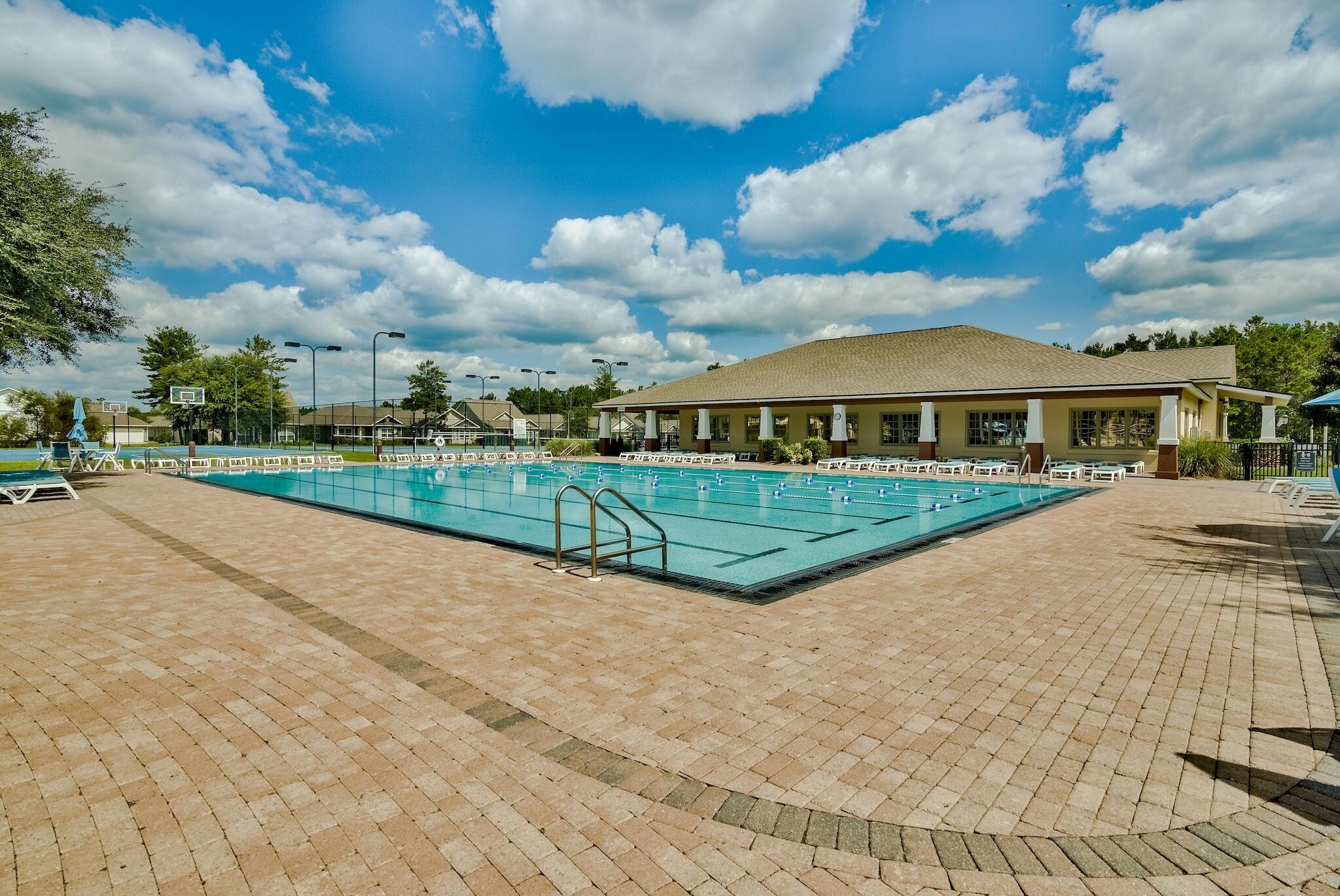 258 This Way, Unit LOT 79 Freeport, FL 32439 - Photo 55 of 80 a view of swimming pool in front of residential houses