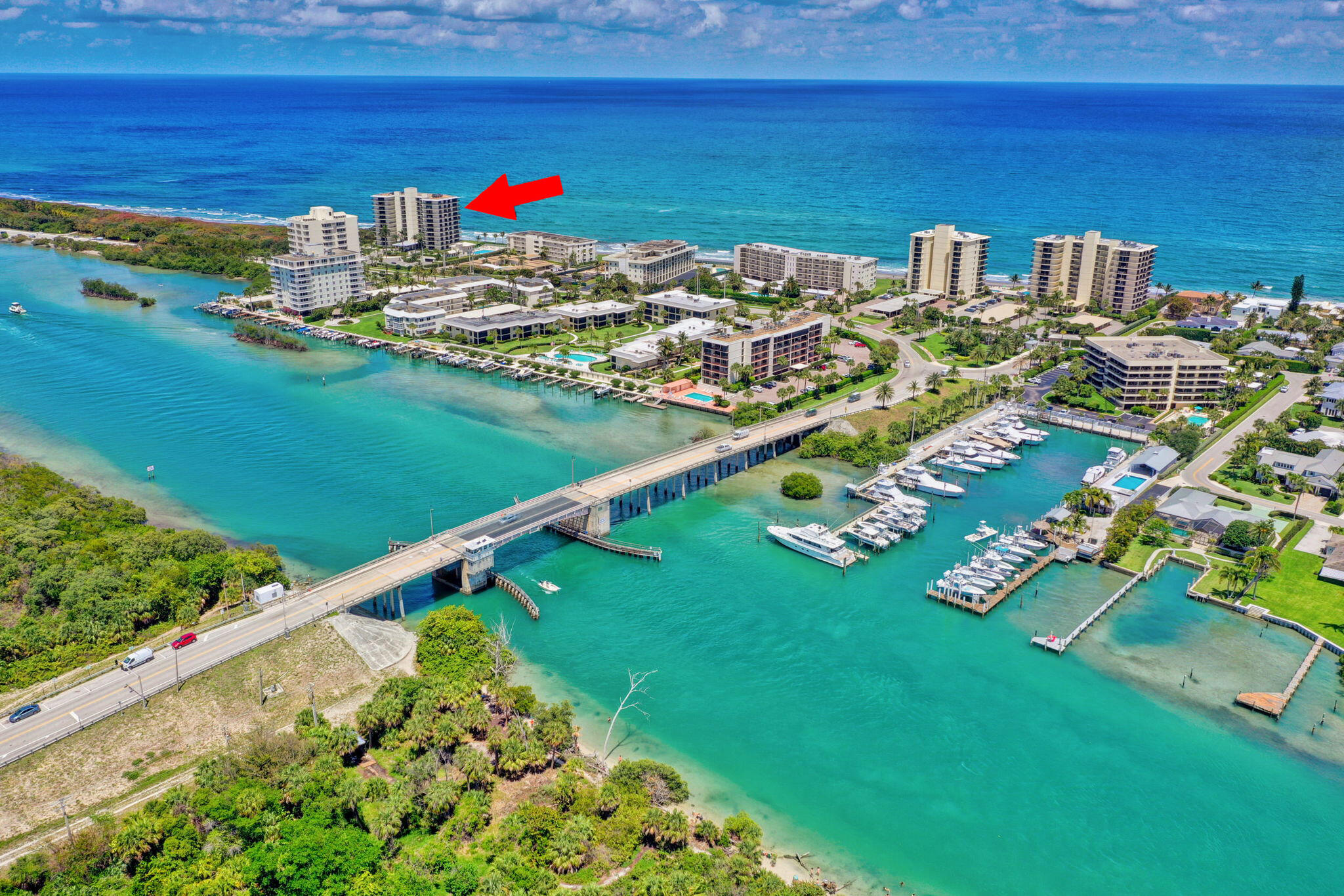 400 South Beach Road, Unit 804 Tequesta, FL 33469 - Photo 64 of 65 Aerial