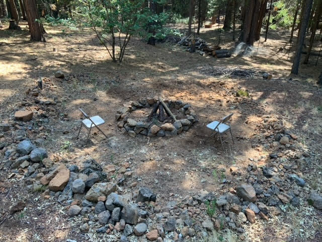 8683 Lake McCumber Road Shingletown, CA 96088 - Photo 25 of 32 firepit