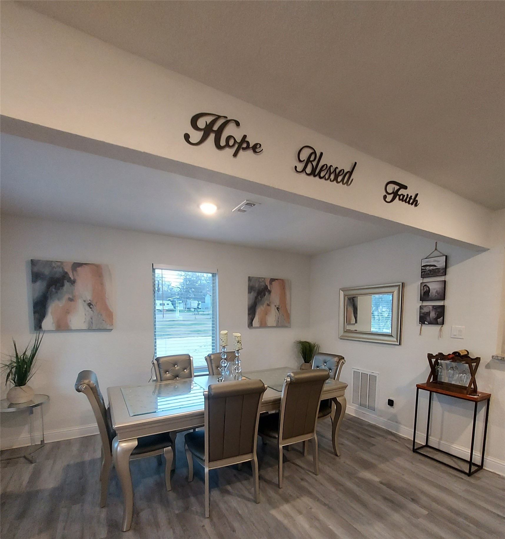 20202 McShepherd Road Georgetown, TX 78626 - Photo 15 of 40 Dining room with wood finished floors and recessed lighting