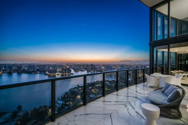 a view of a terrace with furniture