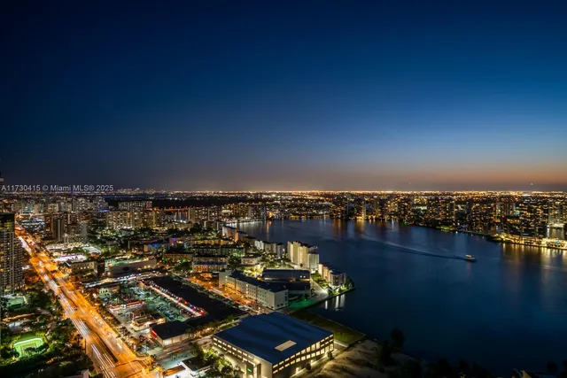 a view of a terrace with city view