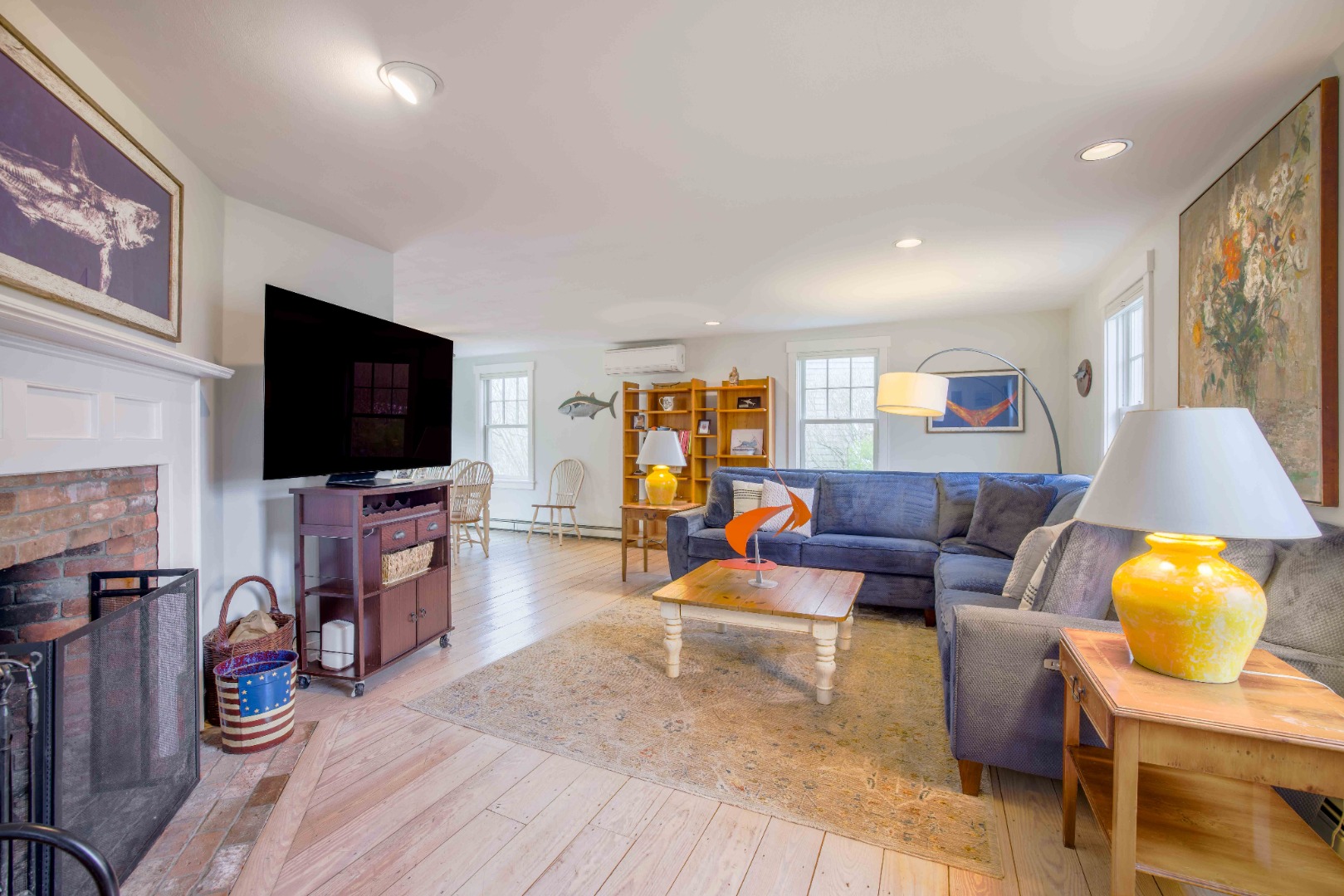 15 Goldfinch Drive Nantucket, MA 02554 - Photo 5 of 19 a living room with furniture and a flat screen tv