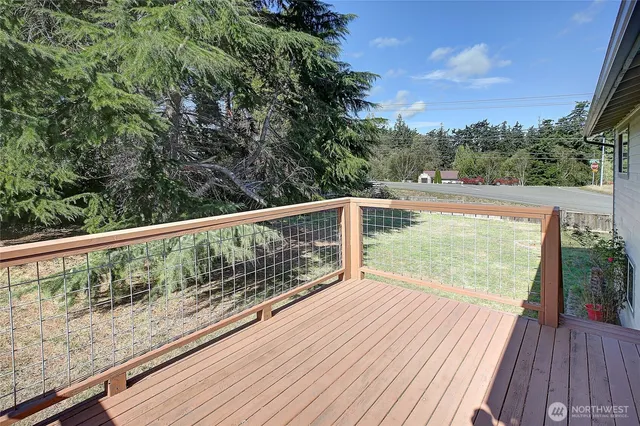 a view of balcony with furniture and outdoor seating