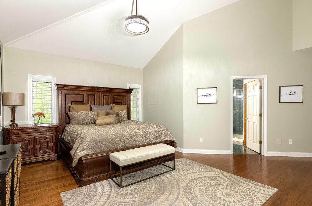 3208 Buried Oak Drive Crete, IL 60417 - Photo 13 of 26 a bedroom with a bed and wooden floor