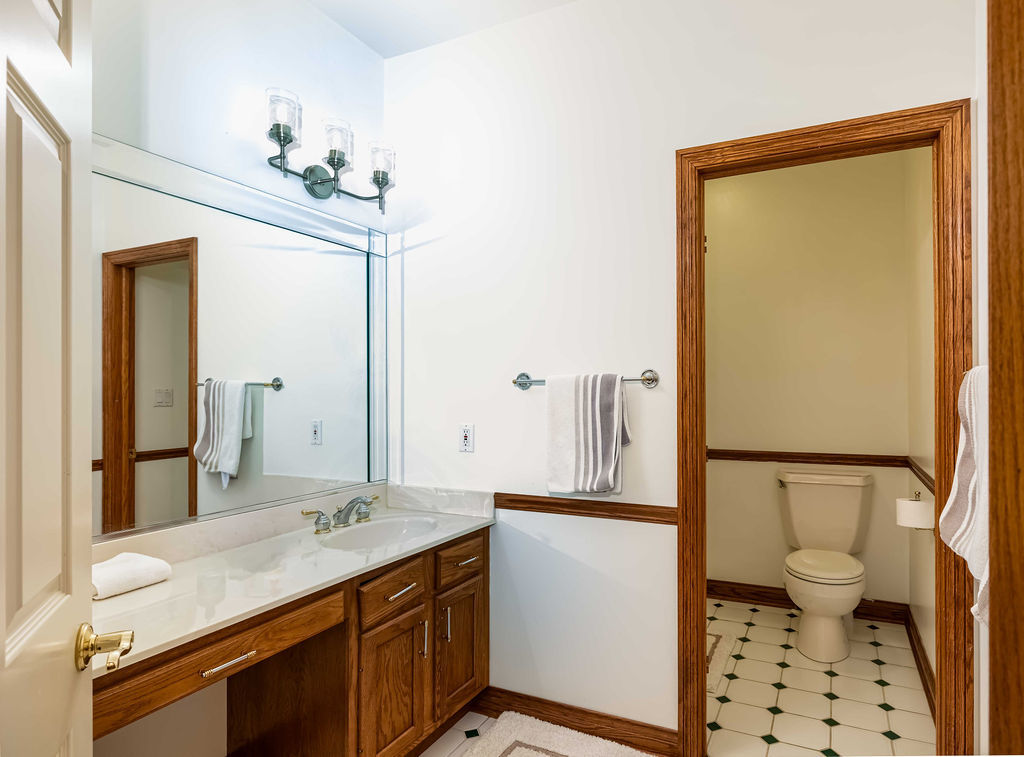 3208 Buried Oak Drive Crete, IL 60417 - Photo 20 of 26 a bathroom with a sink a toilet and shower