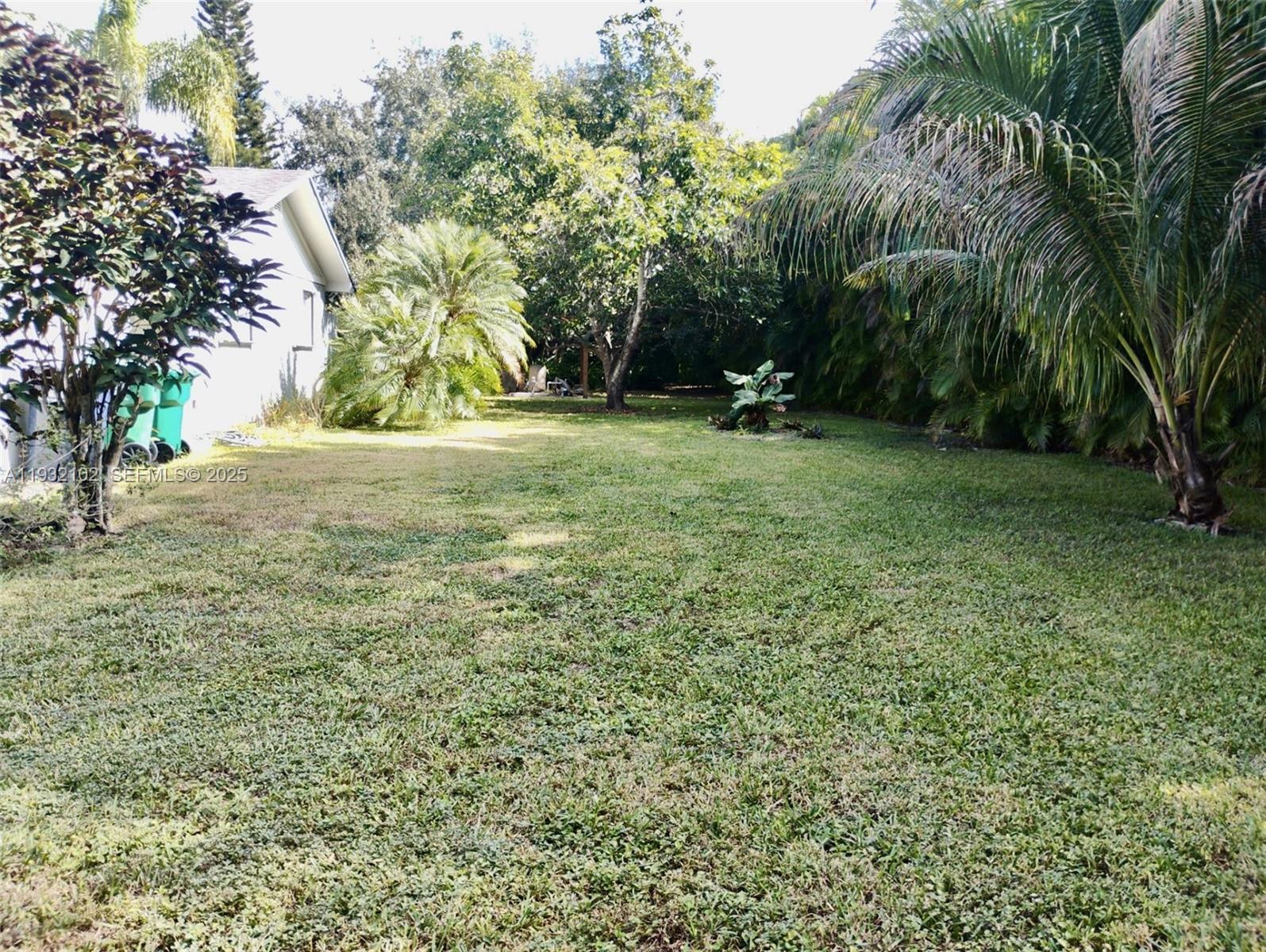 16021 Southwest 173rd Avenue Miami, FL 33187 - Photo 13 of 30 a view of outdoor space with deck and trees