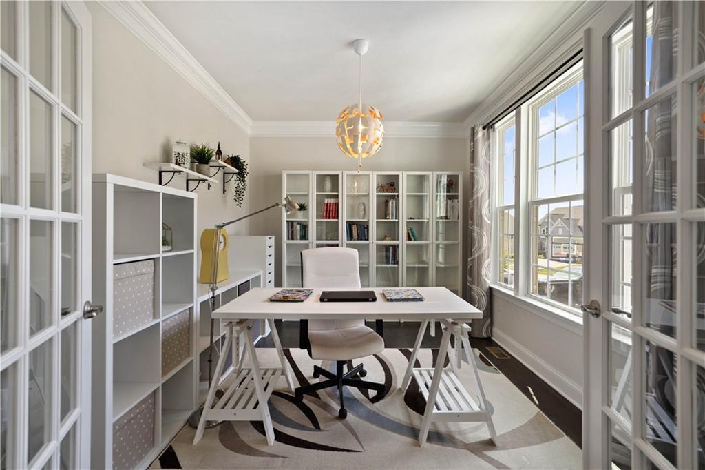 4449 Walnut Ridge Circle McDonald, PA 15057 - Photo 4 of 40 a view of a dining room with furniture window and outside view