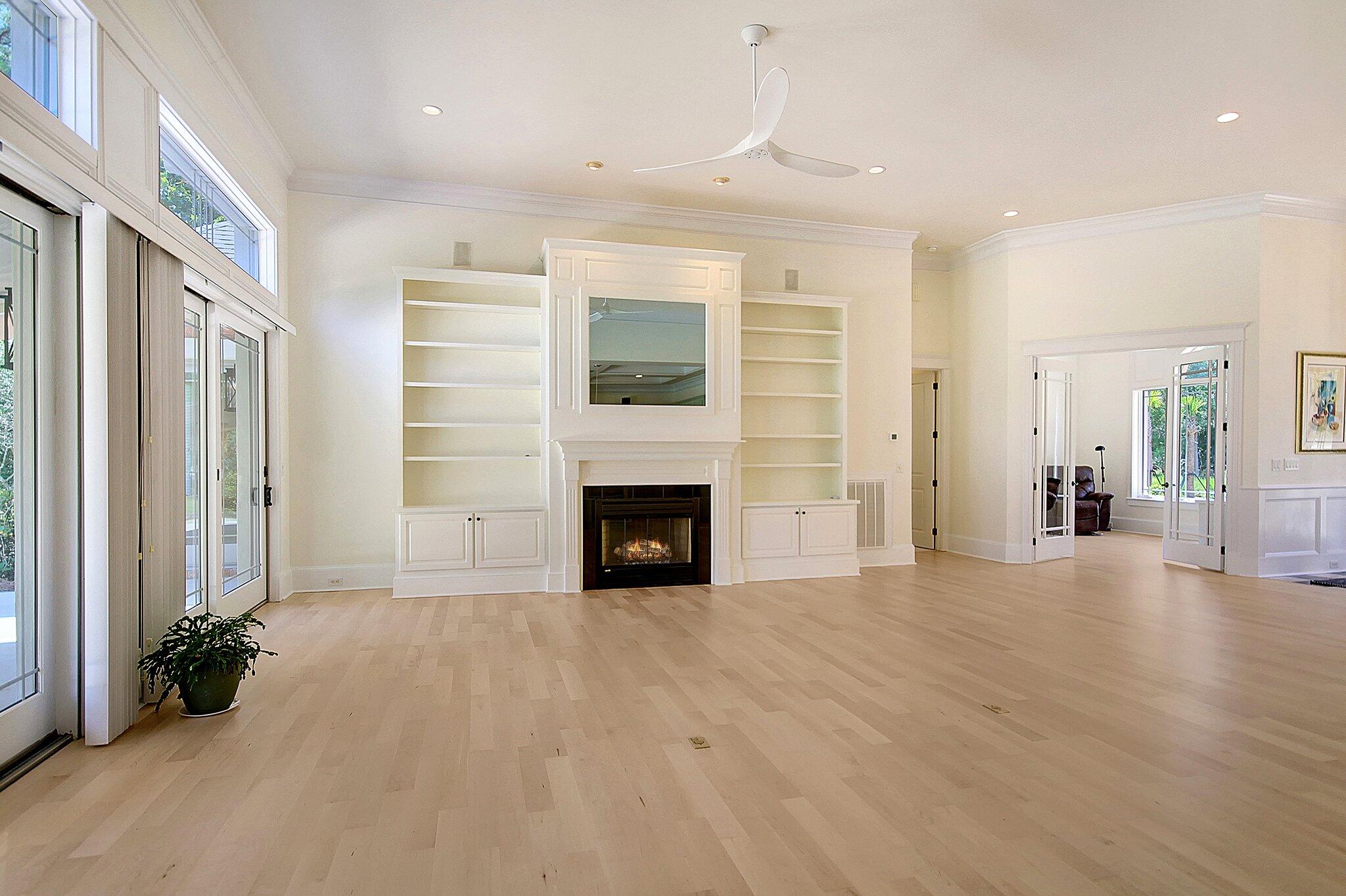 2154 Shell Ring Circle Mount Pleasant, SC 29466 - Photo 21 of 57 Family Room with electric fireplace