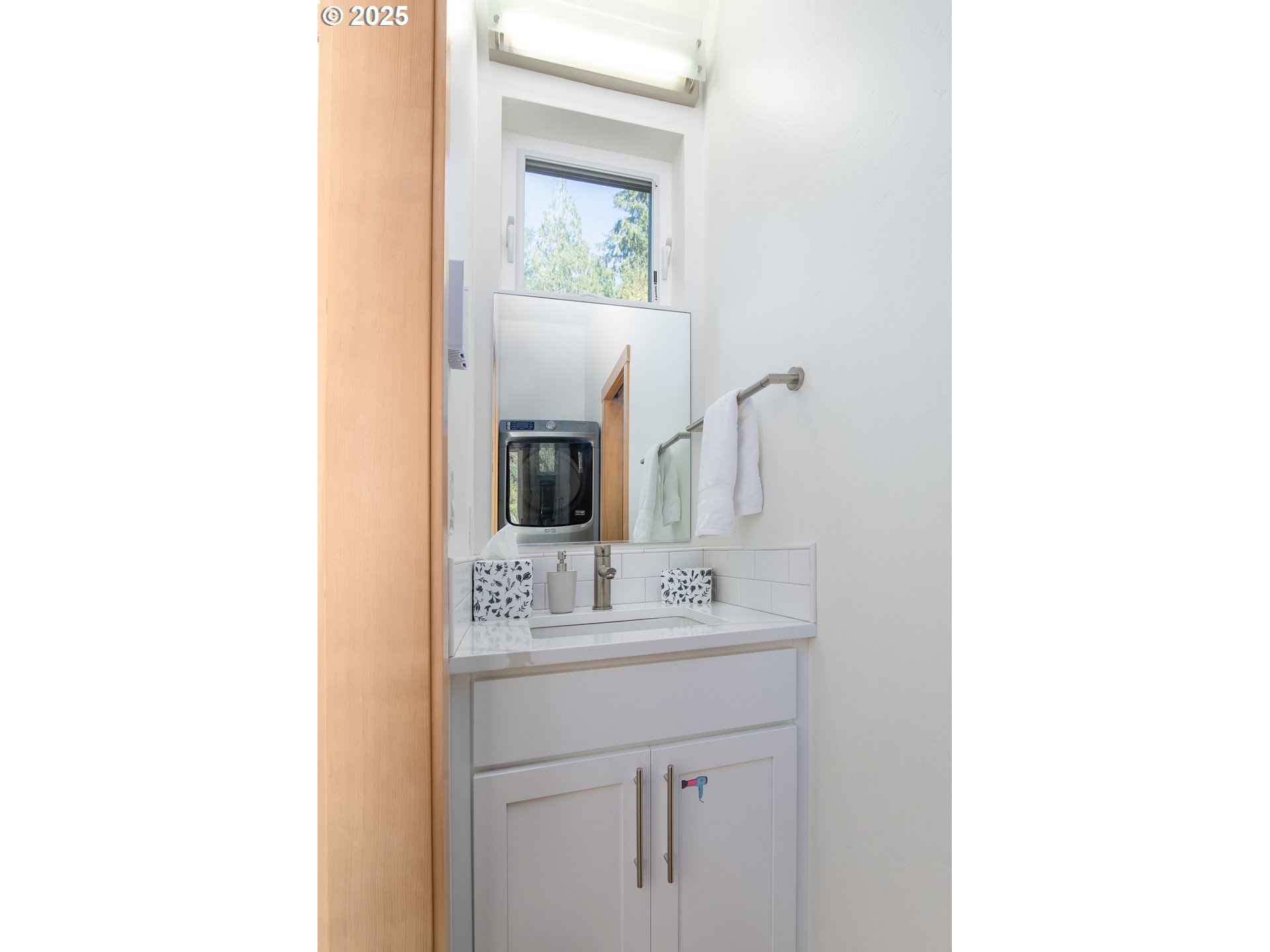 288 Baker Road Randle, WA 98377 - Photo 14 of 48 a bathroom with a sink and a mirror