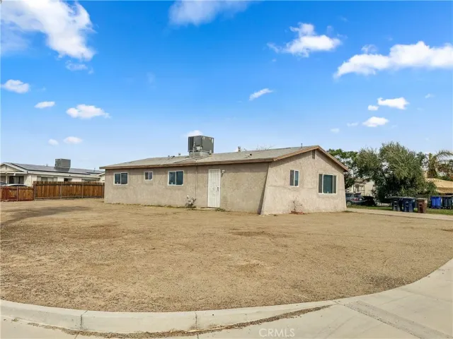 a view of a house with a patio