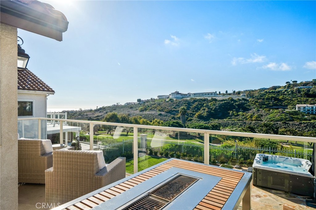 33 Cassis Dana Point, CA 92629 - Photo 23 of 49 a view of balcony with wooden floor and seating space