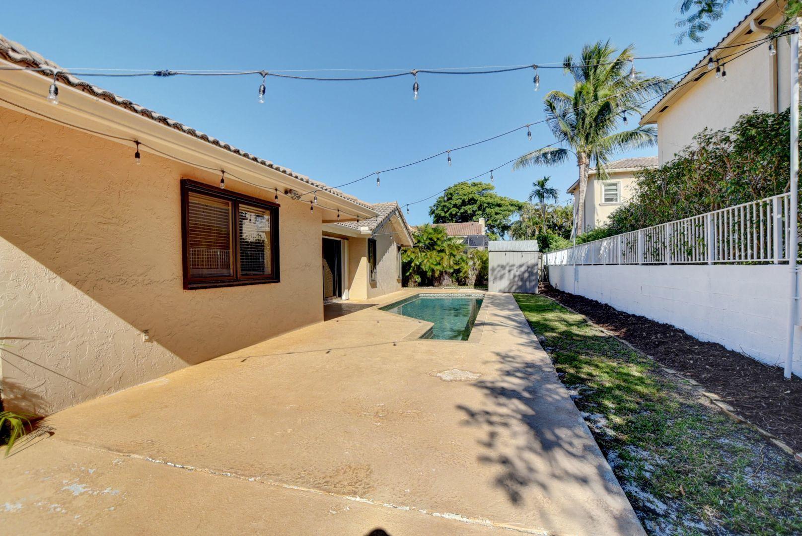 1598 Southwest 5th Avenue Boca Raton, FL 33432 - Photo 47 of 51 Backyard after Plant Removal
