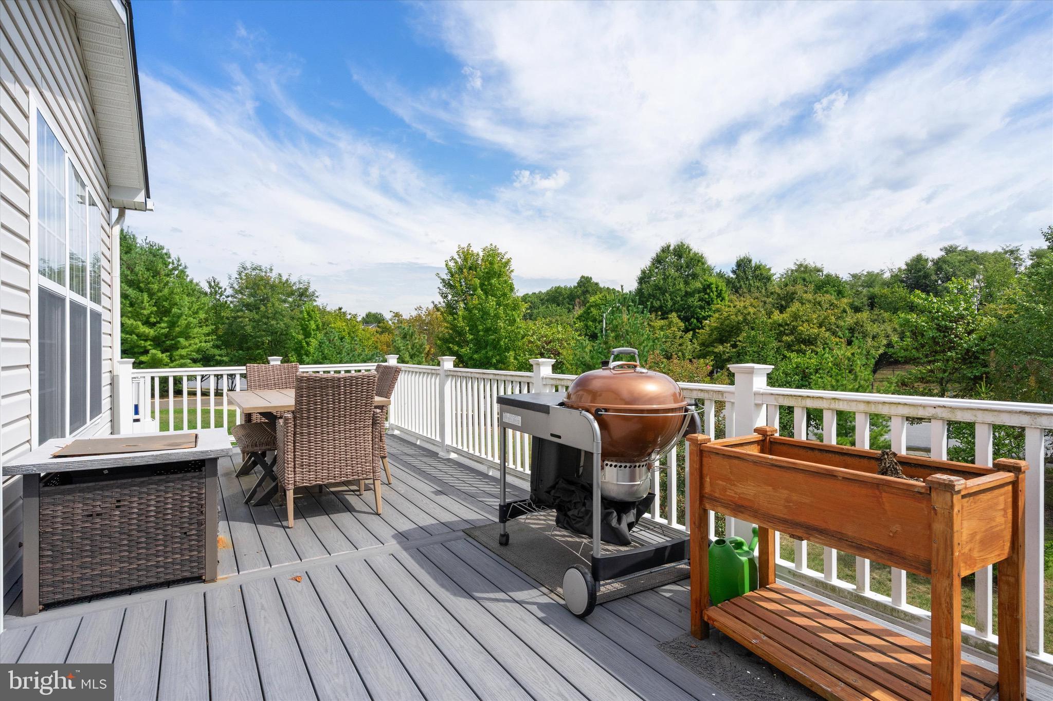 9817 Traver Street Bowie, MD 20721 - Photo 3 of 23 Massive Deck: Dining Area and Cooking Area.