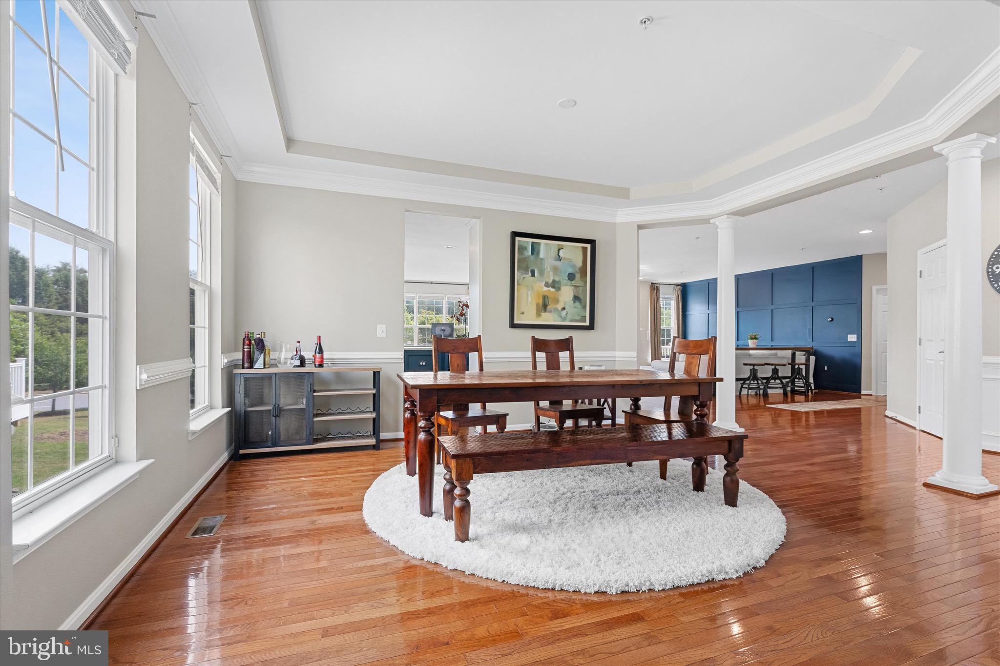 9817 Traver Street Bowie, MD 20721 - Photo 7 of 23 Dining Room Interacts with LR, Family Room & Foyer