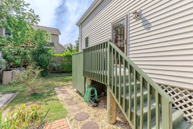 a view of balcony and garden