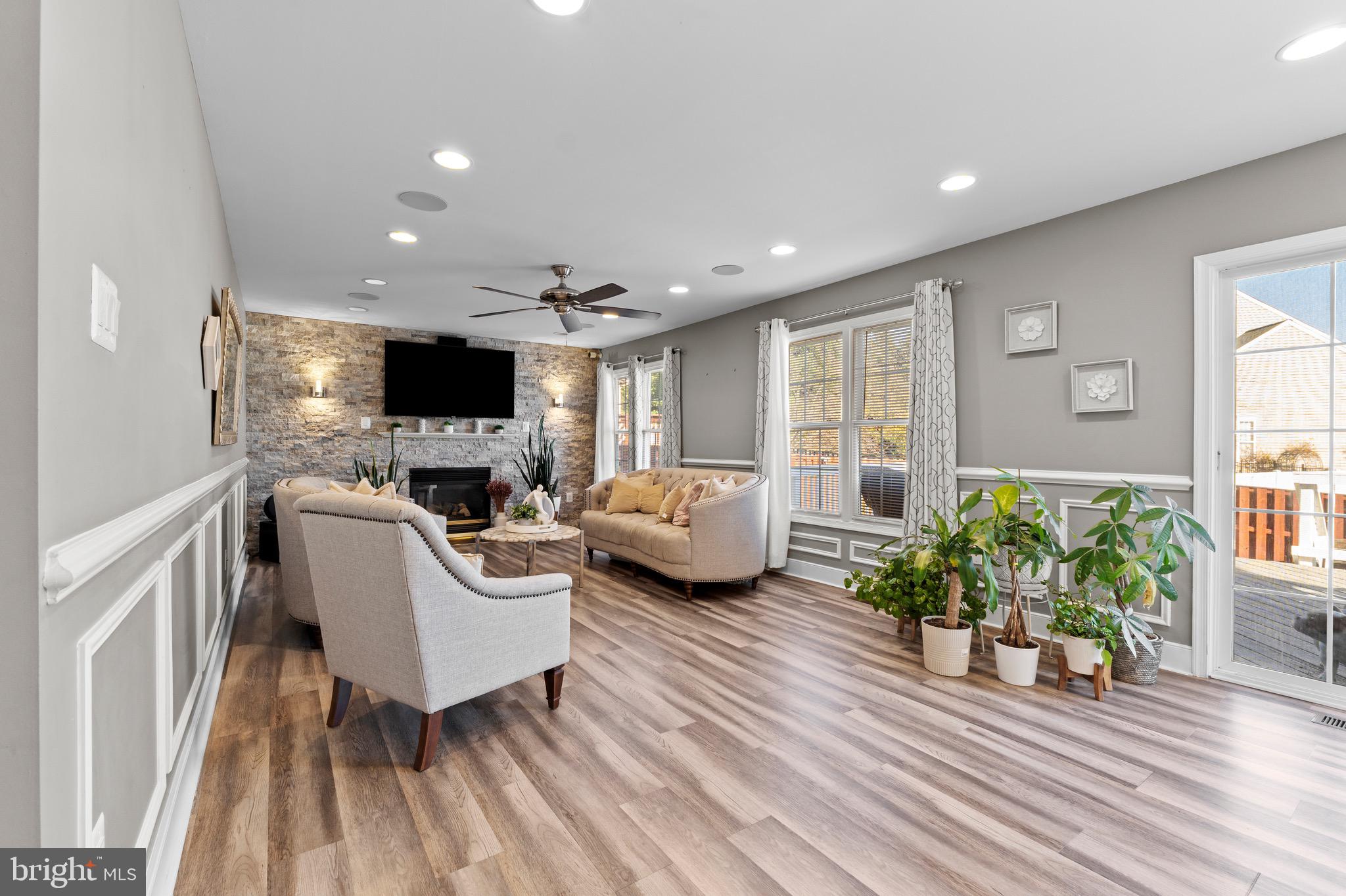 1735 Canal Run Drive Point of Rocks, MD 21777 - Photo 16 of 59 a living room with furniture and a fireplace