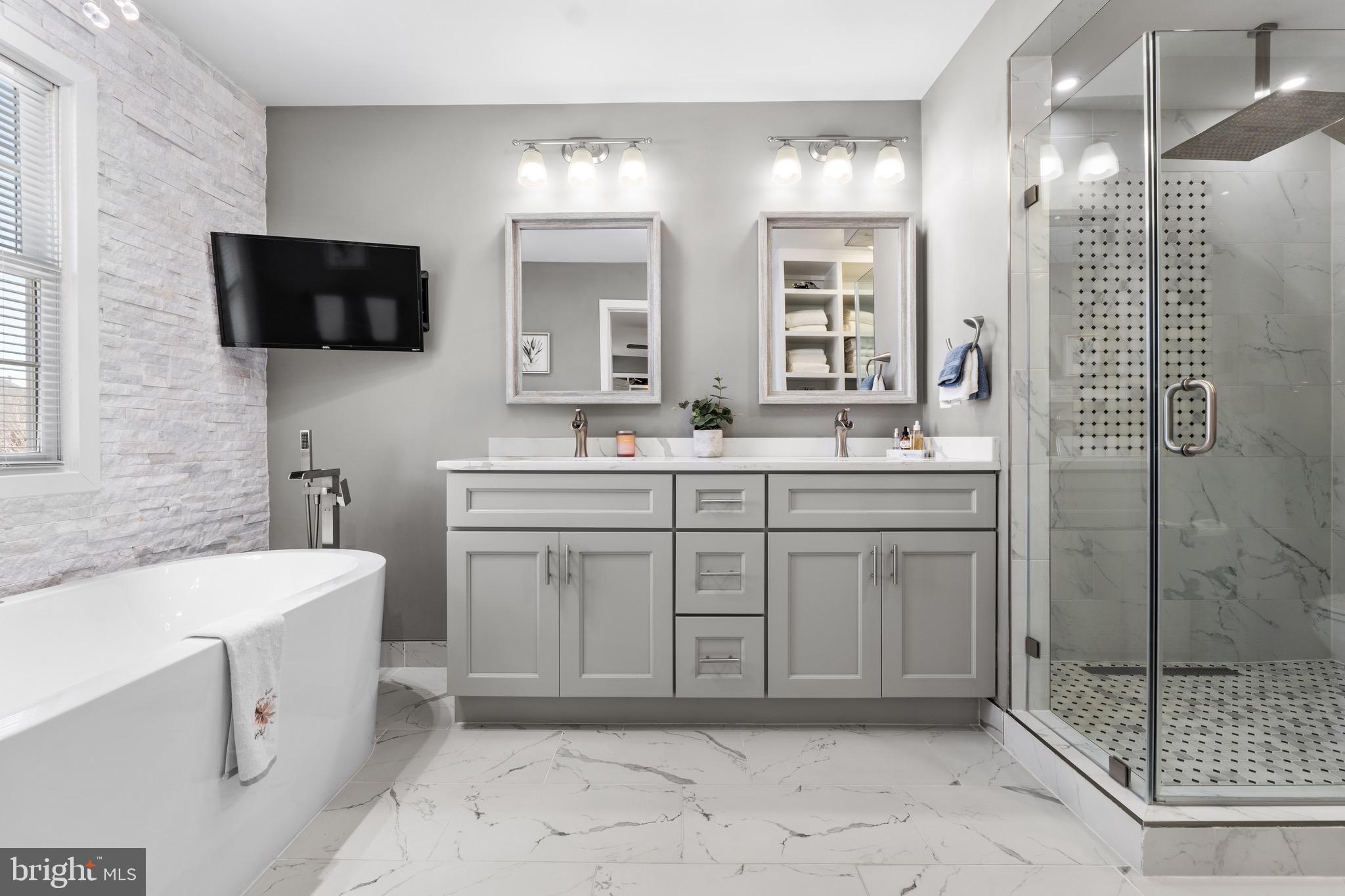 1735 Canal Run Drive Point of Rocks, MD 21777 - Photo 30 of 59 a bathroom with a sink a toilet a mirror and shower