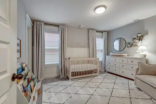 a view of a livingroom with furniture