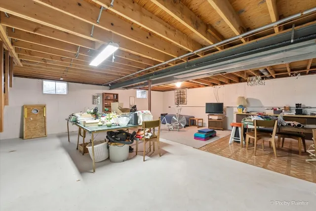 a view of storage and utility room