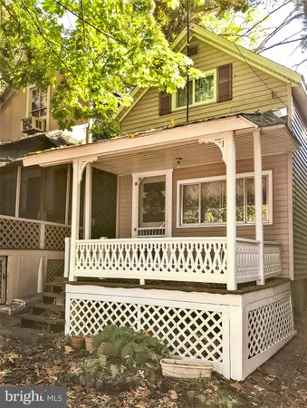 a view of a house with a door