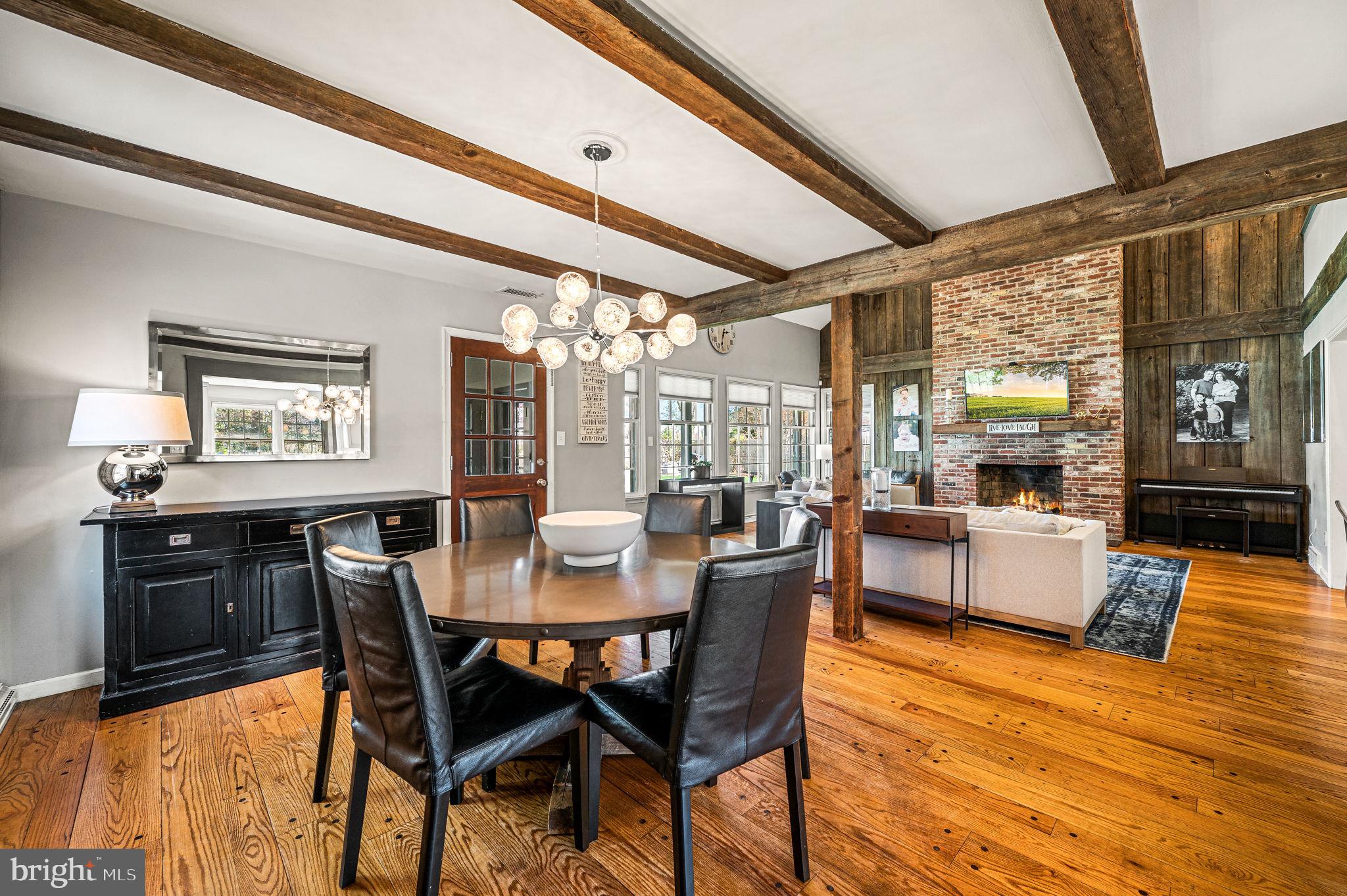 124 South Providence Road Wallingford, PA 19086 - Photo 11 of 53 a view of a dining room with furniture and window