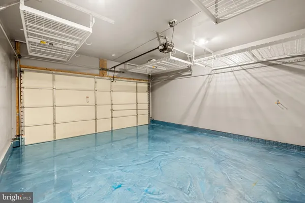 a view of a balcony with wooden floor
