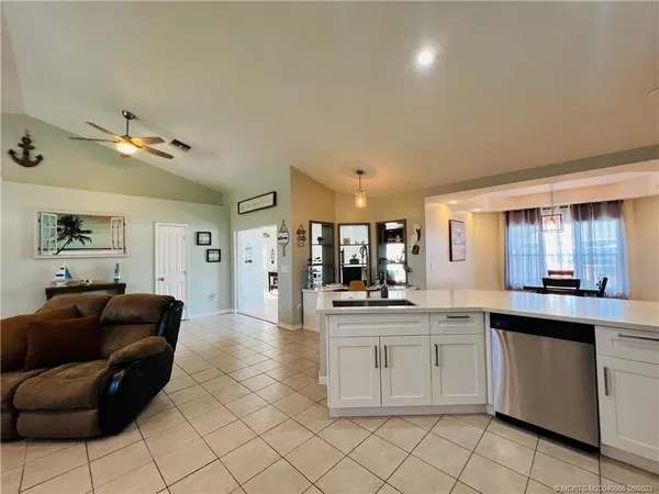 a room with furniture and window