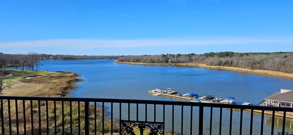 a balcony with an ocean view