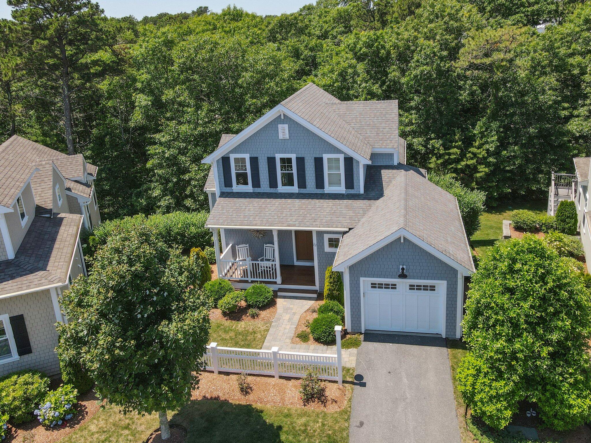 22 Saltwater Circle Mashpee, MA 02649 - Photo 39 of 53 aerial view of house with yard