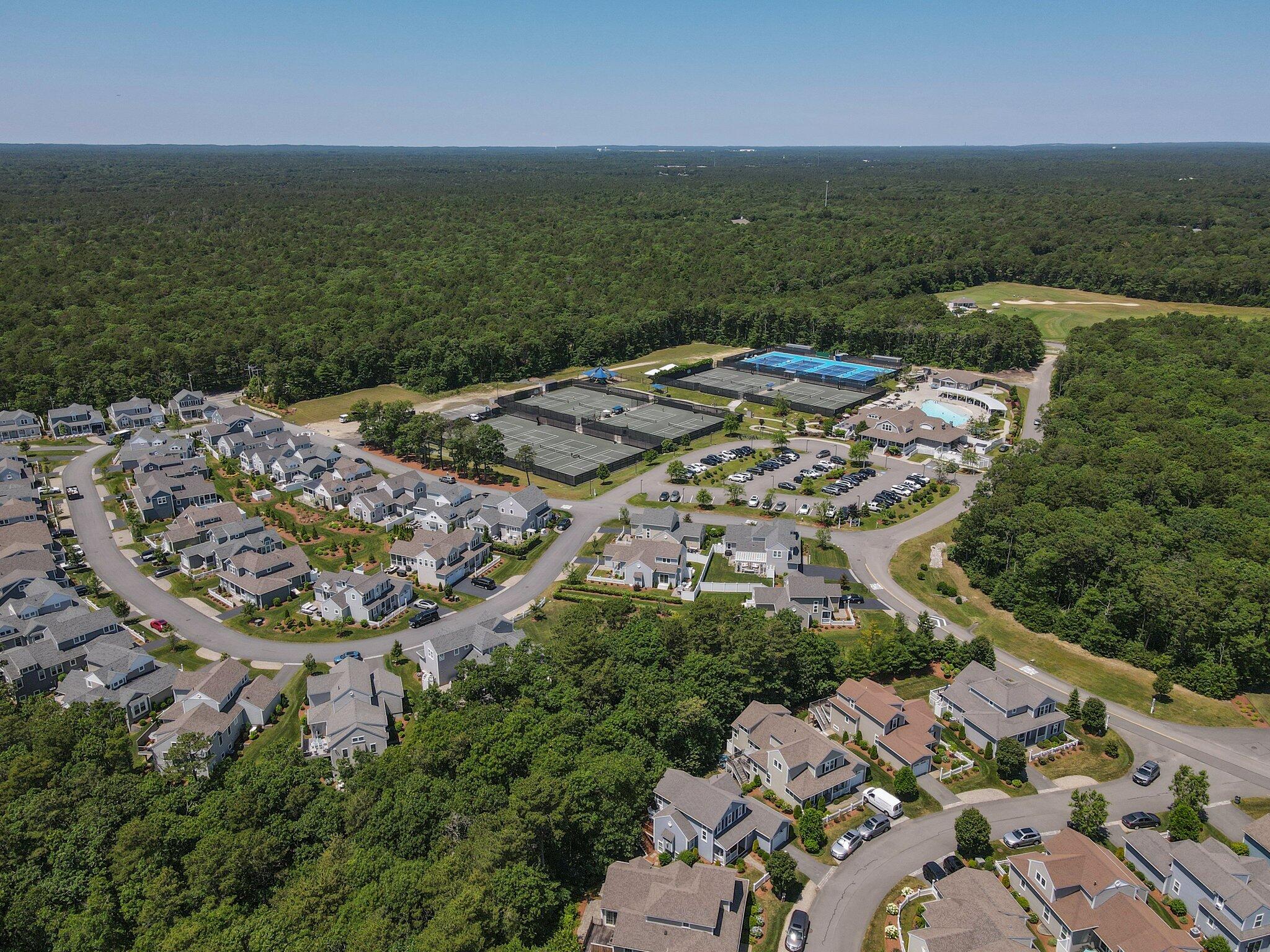 22 Saltwater Circle Mashpee, MA 02649 - Photo 44 of 53 an aerial view of residential houses with outdoor space