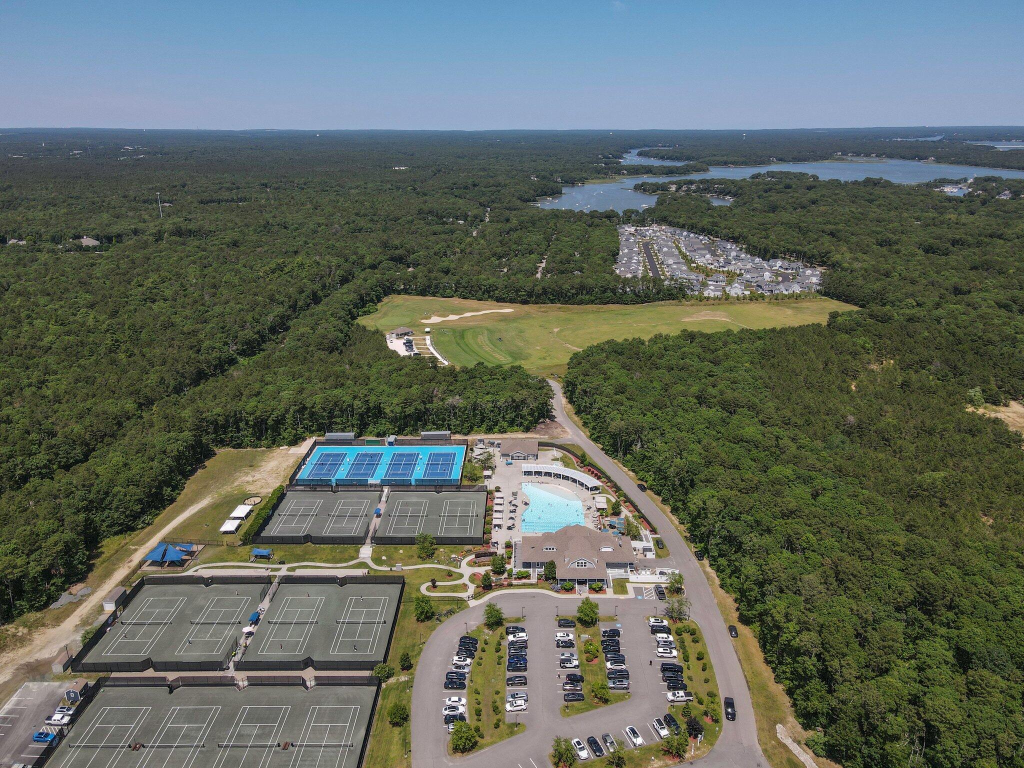 22 Saltwater Circle Mashpee, MA 02649 - Photo 46 of 53 aerial view of a house with a yard