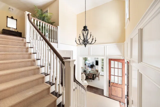 a view of entryway and hall