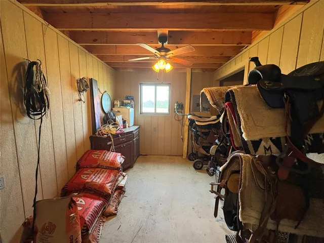 a view of a yard with an outdoor space