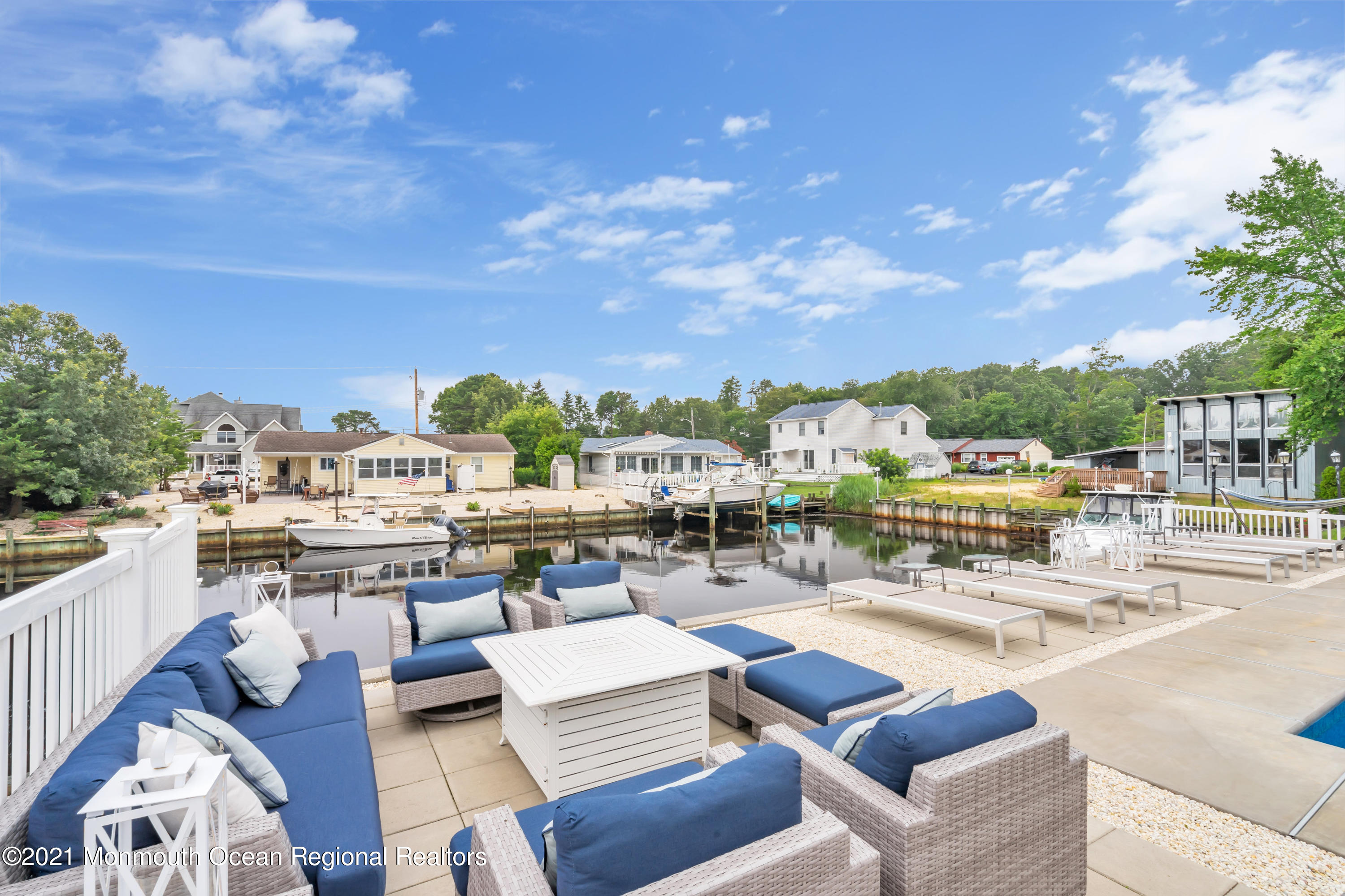28 Harbor Inn Road Bayville, NJ 08721 - Photo 44 of 52 a view of roof deck with seating space