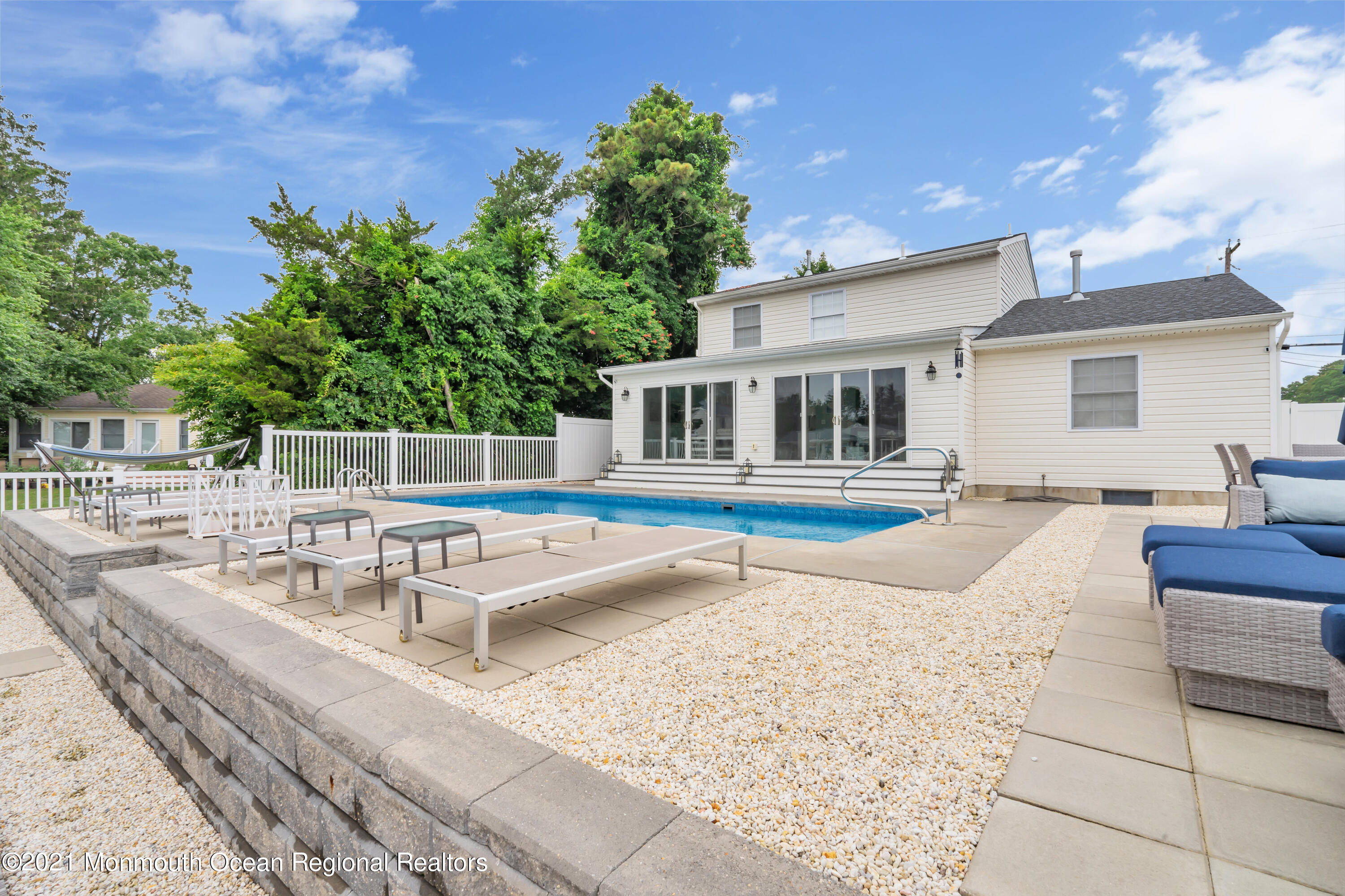 28 Harbor Inn Road Bayville, NJ 08721 - Photo 48 of 52 a house view with a backyard space