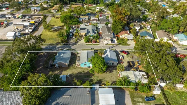 a view of street along with trees