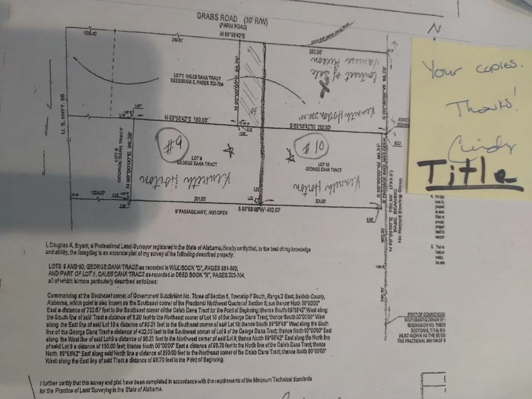 6450 Grass Road Fairhope, AL 36532 - Photo 3 of 5 Map and Survey