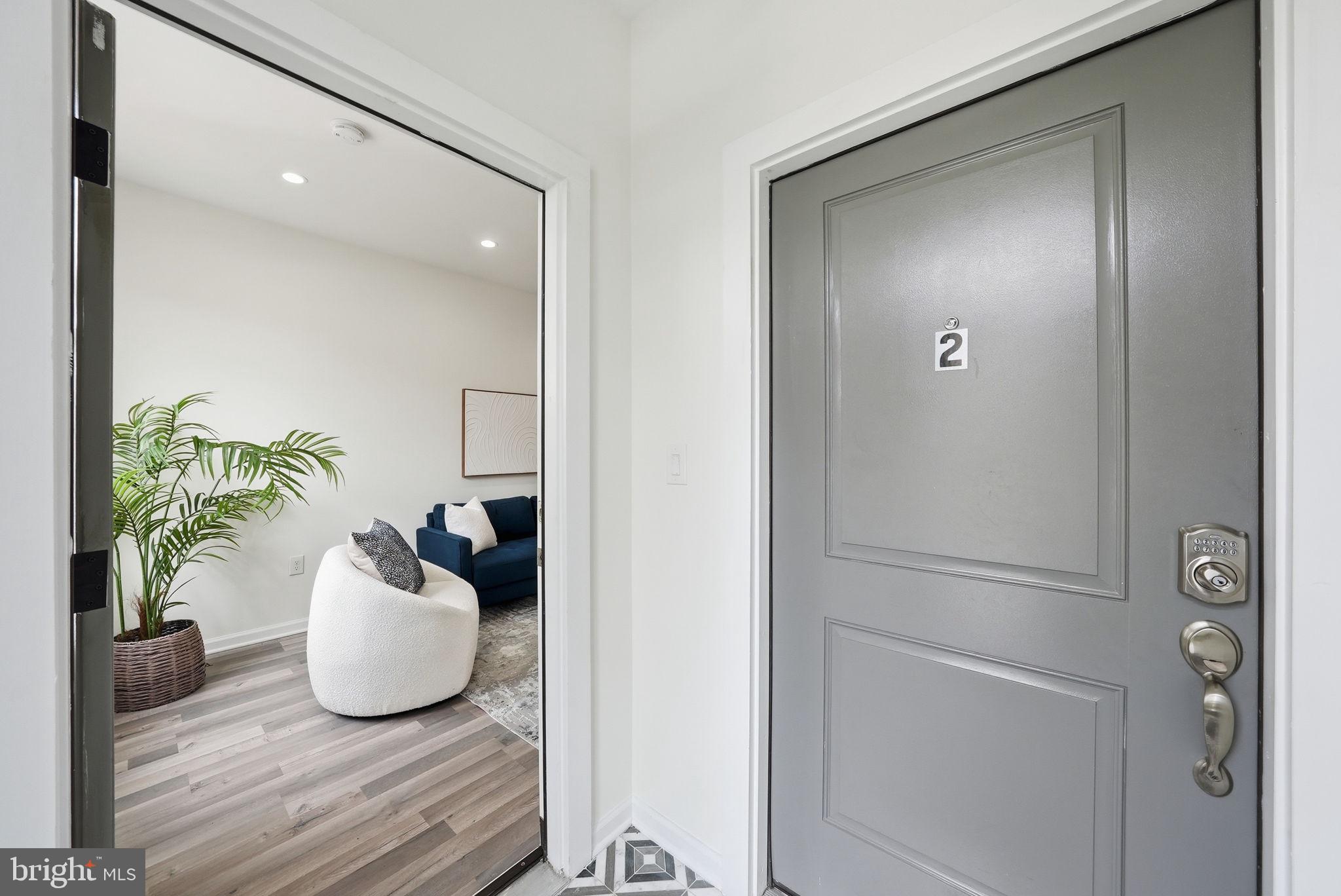 2121 4th Street Northeast, Unit 1 Washington, DC 20002 - Photo 31 of 34 Inviting entryway to modern living.