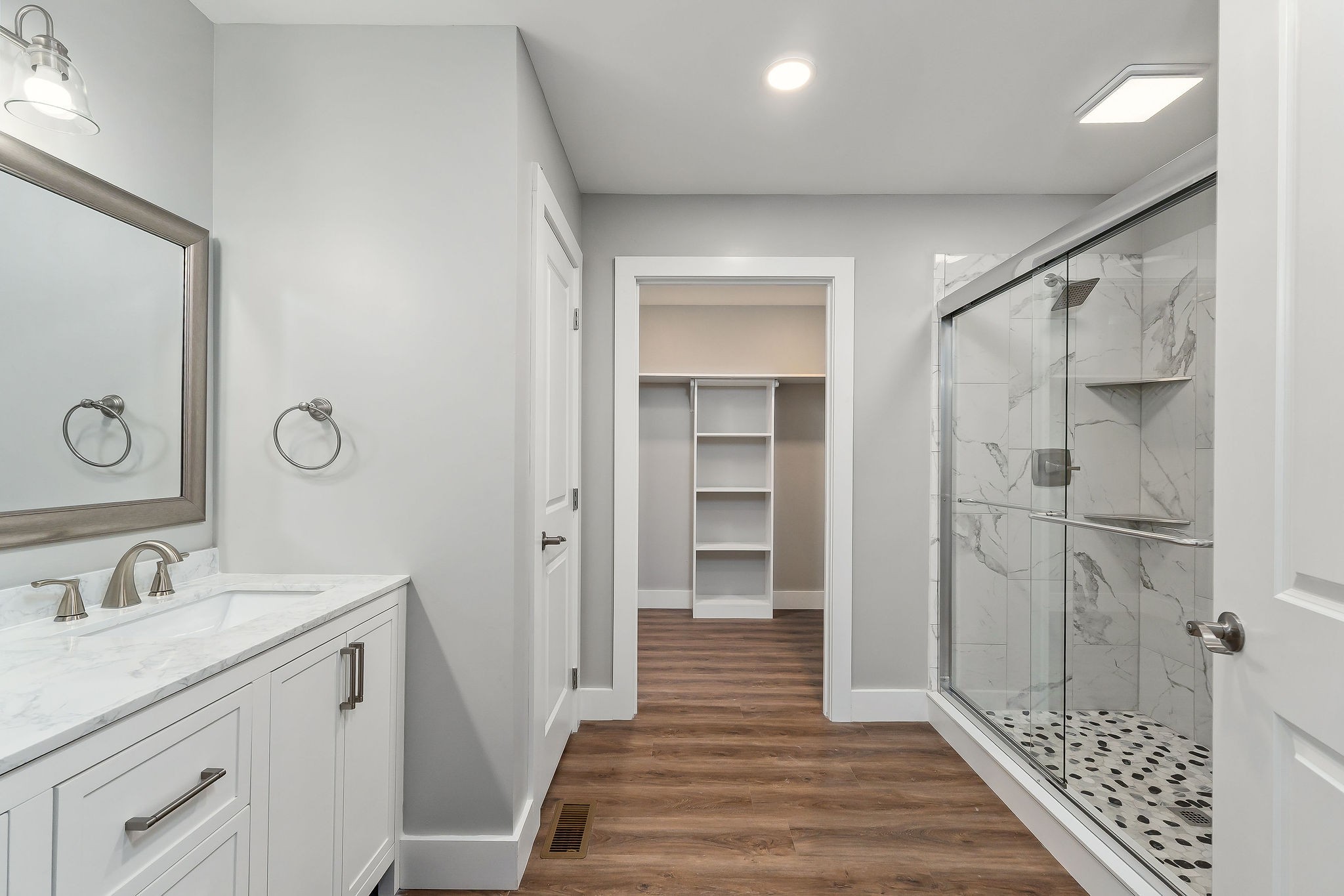 1053 Benton Tidwell Road Hilham, TN 38568 - Photo 18 of 27 a bathroom with a sink and a mirror