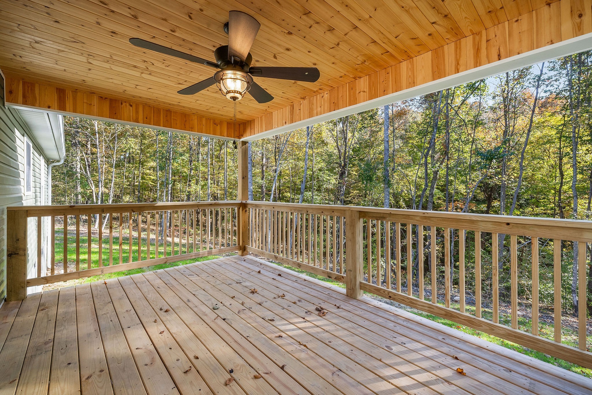 1053 Benton Tidwell Road Hilham, TN 38568 - Photo 23 of 27 a view of balcony with wooden floor