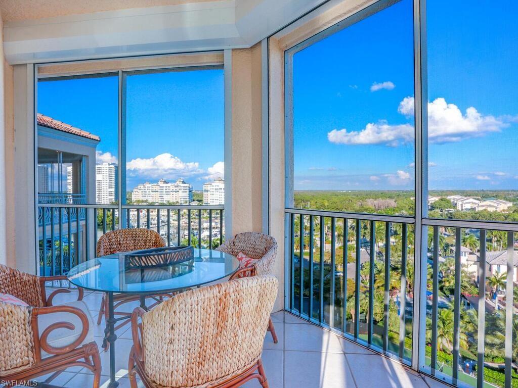 425 Dockside Drive, Unit PH1 Naples, FL 34110 - Photo 26 of 34 a view of a balcony with an outdoor space
