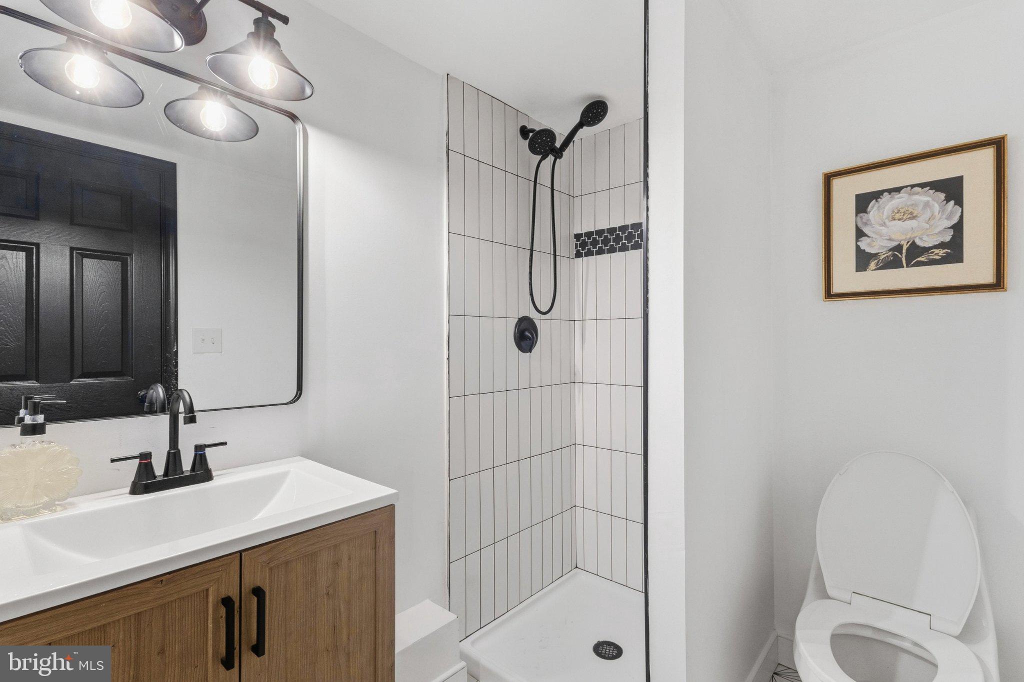 610 Scott Street Baltimore, MD 21230 - Photo 18 of 23 Sleek modern bathroom with stylish fixtures.