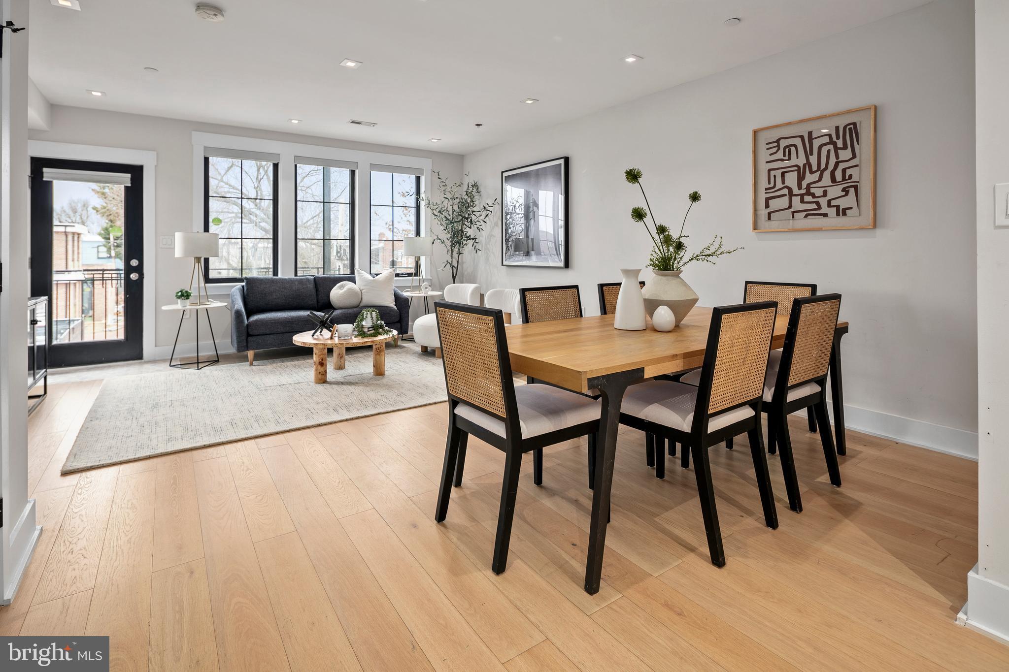 330 16th Street Southeast, Unit 2 Washington, DC 20003 - Photo 13 of 32 Spacious and Light Filled Living/Dining Room Combo